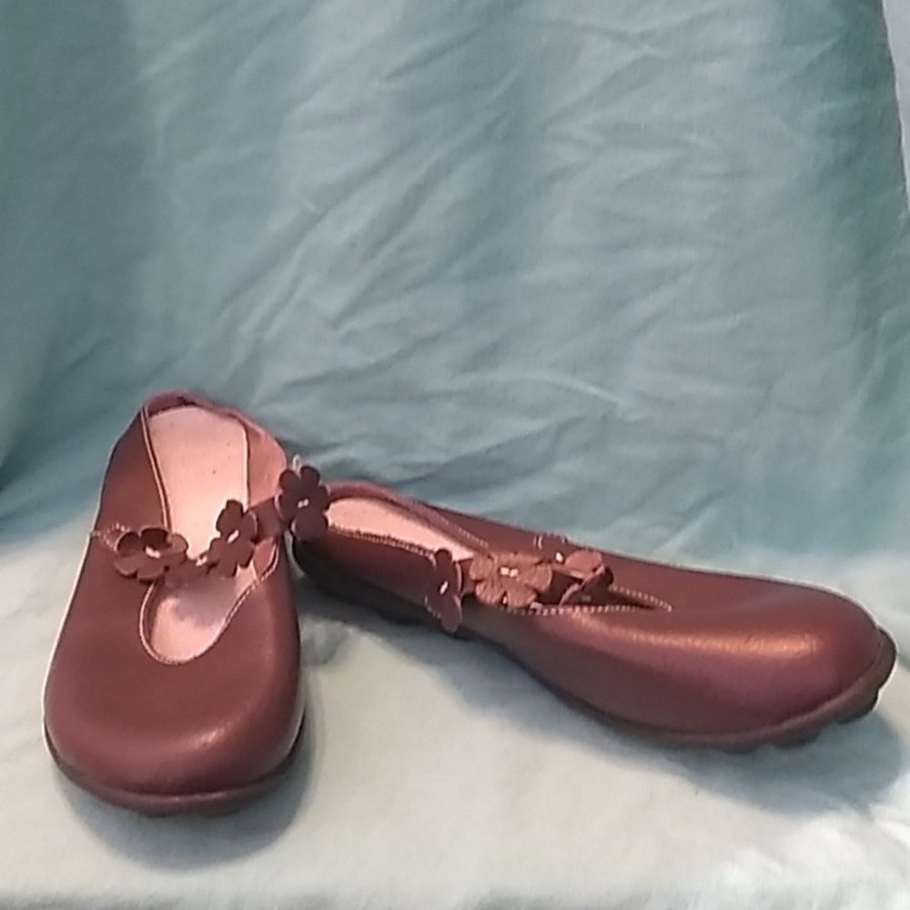 Ladies leather slides European 39